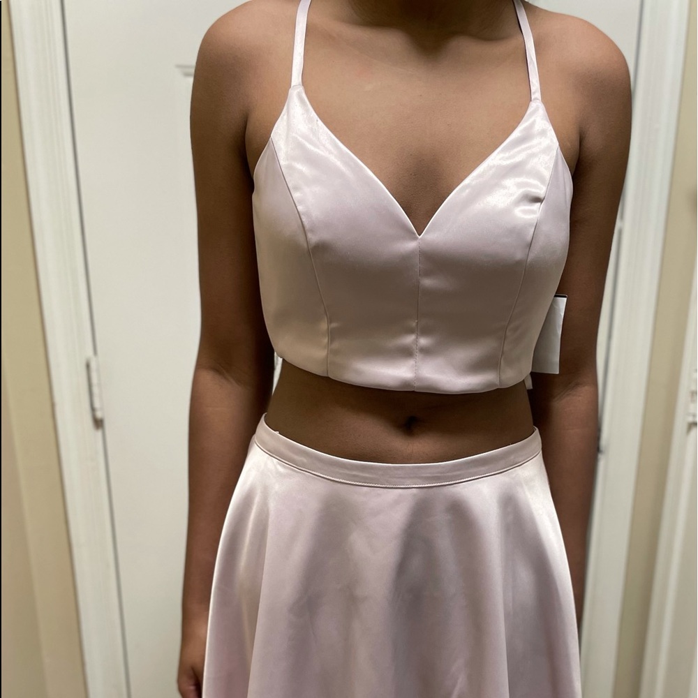 Camille La Vie two pieces Peach Dress